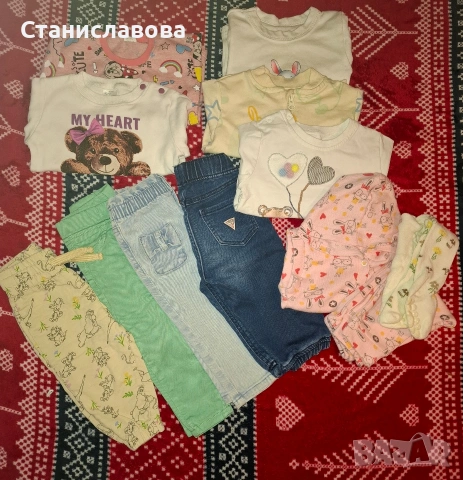 Дрехи за момиче 74/80/86