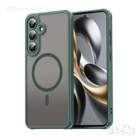 Samsung Galaxy S25 FE PC + TPU/ MagSafe Удароустойчив Калъф и Протектор, снимка 3 - Калъфи, кейсове - 51832353