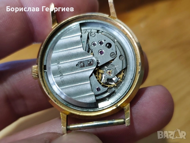 Механичен часовник poljot de luxe 29 jewels automatic, снимка 5 - Мъжки - 53423292