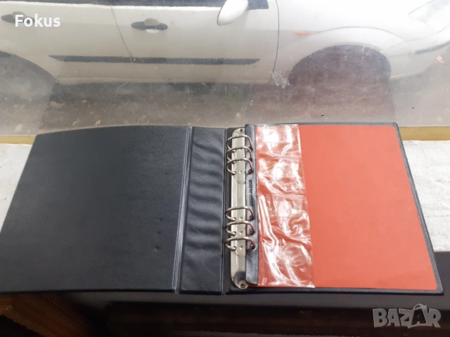 Луксозен кожен немски класьор за монети, снимка 3 - Антикварни и старинни предмети - 53370983