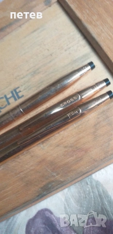 Cross. позлатена писалка. позлатена химикалка