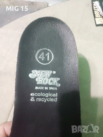 Оригинални ботуши New Rock 41 номер., снимка 8 - Мъжки ботуши - 53621633