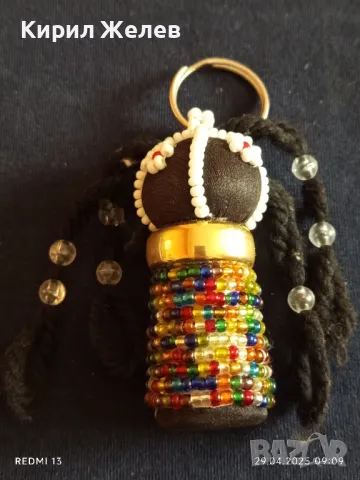 Арт ключодържател много красив интересен ръчна изработка 13736