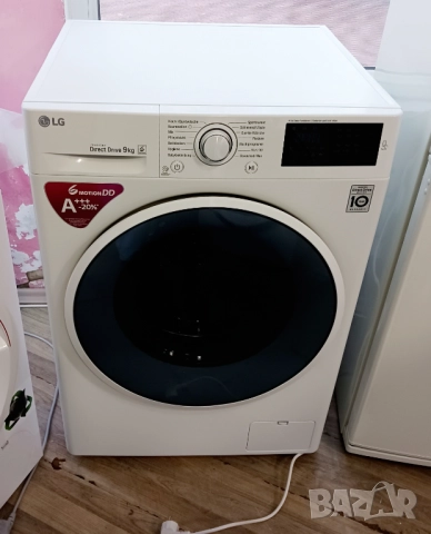 Инверторна пералня  LG  Direct Drive - 9 кг, снимка 2 - Перални - 52468796