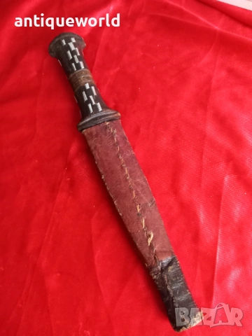 Стара ТУАРЕГСКА Кама, Нож Острие, снимка 3 - Антикварни и старинни предмети - 53041201
