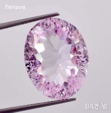 Безупречен 18,35 Ct естествено розов мойсанит !!! Промоция!!, снимка 2 - Колиета, медальони, синджири - 45449818