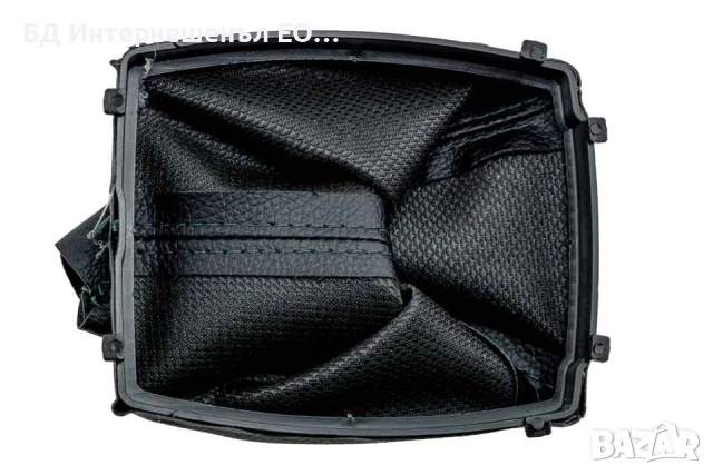 Маншон за скоростен лост, Ford, Focus C-Max MK1 Facelift, Черен, Кожа, снимка 2 - Части - 50999878