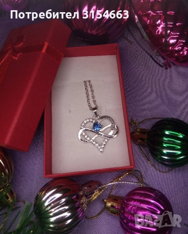 Колие Сърце и безкрайност, снимка 9 - Романтични подаръци - 52773031