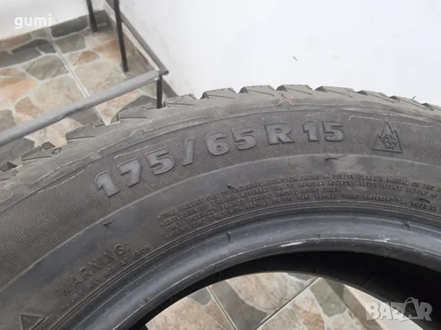 2бр зимни гуми 175/65/15 MICHELIN L01910 , снимка 4 - Гуми и джанти - 48400453