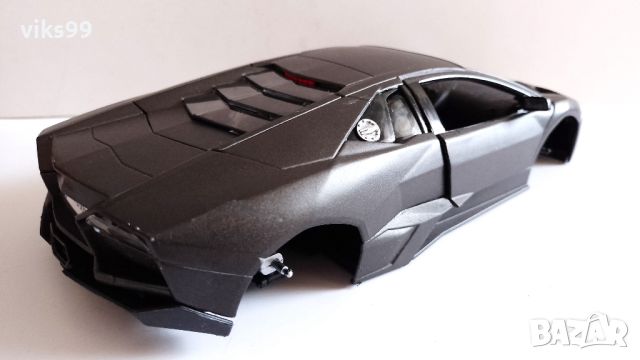 Bburago Lamborghini Reventon Dark Matt Gray 1:18, снимка 7 - Колекции - 45943946