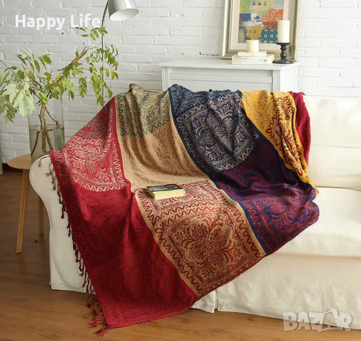 Двулицево покривало за мека мебел "Калина", снимка 5 - Олекотени завивки и одеяла - 44978159