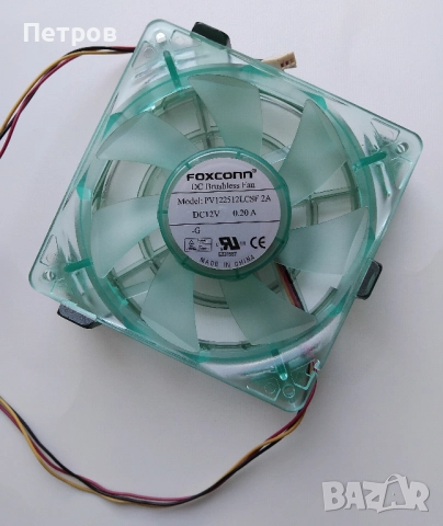 Вентилатор FOXCONN PV122512LCSF 3-PIN 12V 0.20A 120x25mm, снимка 3 - Други - 51779961