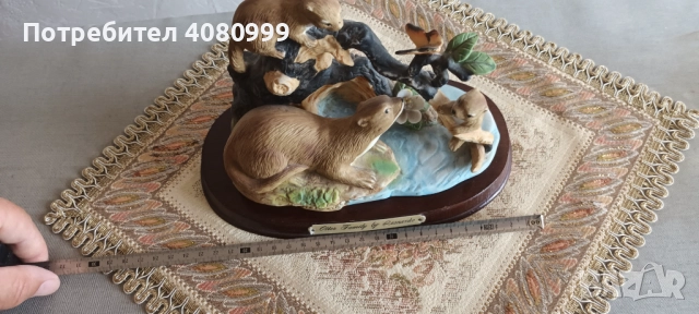 Статуетка "Фамилия бобри", снимка 8 - Декорация за дома - 51714543