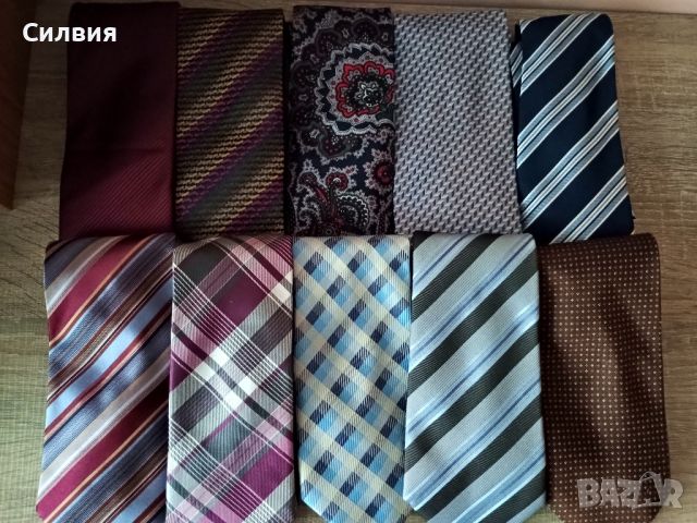 Мъжки вратовръзки коприна, снимка 3 - Ризи - 34272574
