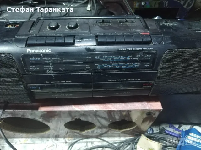 двукасетачен касетофон Panasonic, снимка 2 - Радиокасетофони, транзистори - 48121238