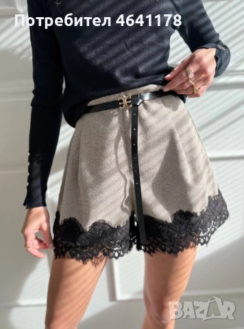 Къси панталони с дантела