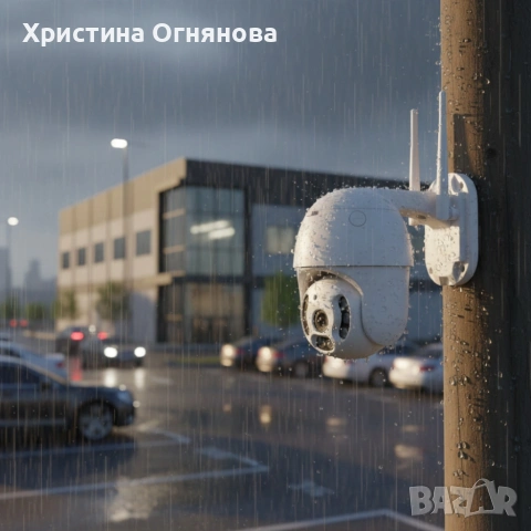 Водоустойчива, безжична камера с нощно видеонаблюдение и запис на карта, снимка 6 - Камери - 53804697