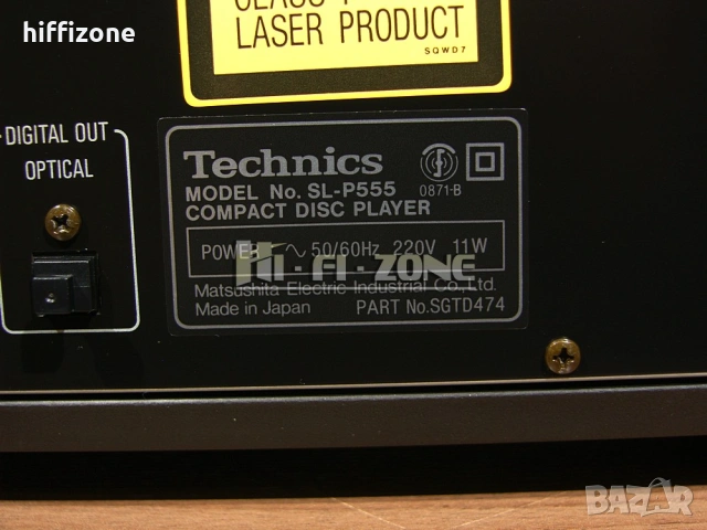 CD плеър  Technics sl-p555 /1, снимка 9 - Ресийвъри, усилватели, смесителни пултове - 54215229