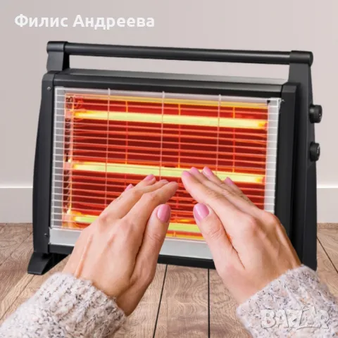 Кварцова печка, 1800w , три тръби, снимка 3 - Други стоки за дома - 47525287