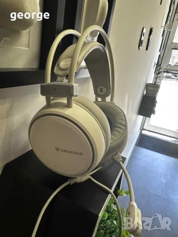Гейминг слушалки Genesis - Neon 613, бели, снимка 3 - Слушалки за компютър - 50897841