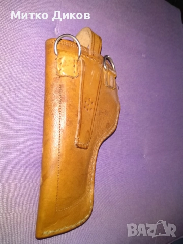 Кобур марков звезда естествена кожа отличен 20см, снимка 4 - Оборудване и аксесоари за оръжия - 51720416