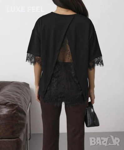 ✨Дамски Тениски с Дантела 