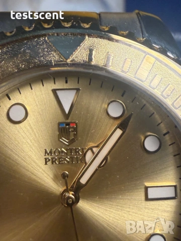 Луксозен мъжки часовник Montres Prestige x Invicta 43мм Gold Two-Tone златисто и сребристо нов+кутия, снимка 6 - Мъжки - 53918710