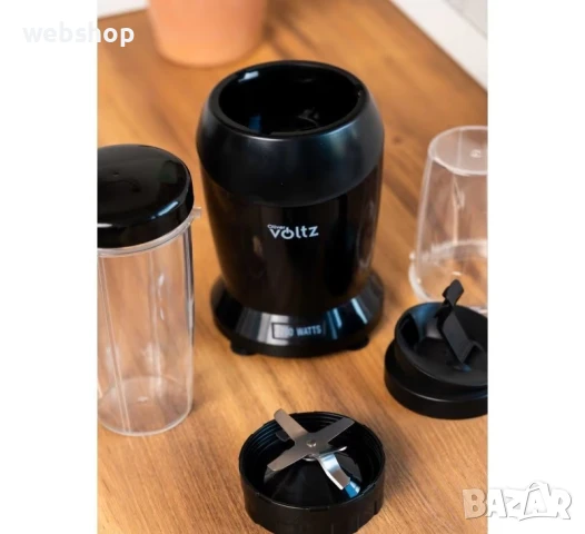Нутри блендер Oliver Voltz 1200W, 2 чаши, Без BPA, 1000мл/800 мл, Трошене на лед, снимка 9 - Блендери - 50492071