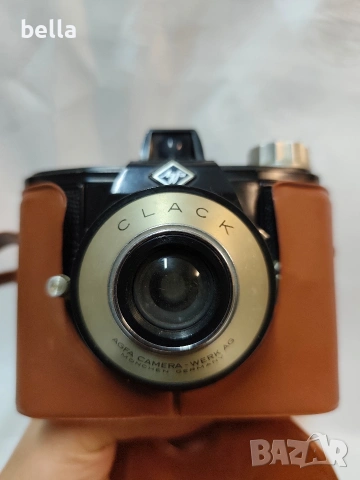 Стар фотоапарат Agfa Clack camera -Werk AG- Germany, снимка 5 - Антикварни и старинни предмети - 54262772