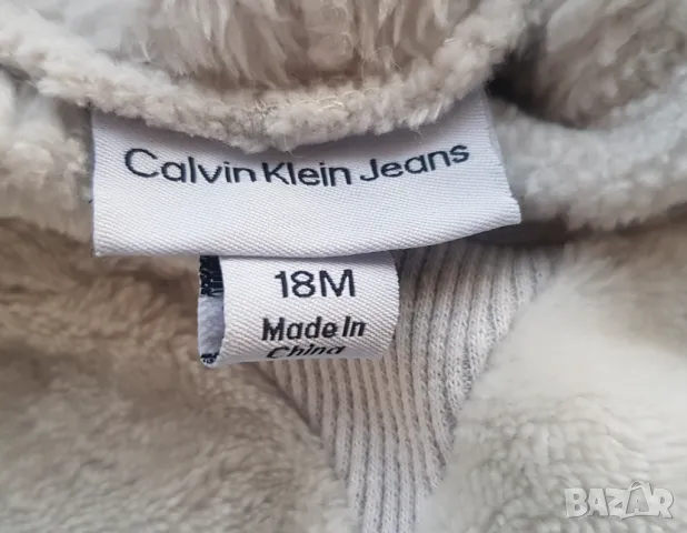 Детски суичър Calvin Klein 12-18 месеца, снимка 4 - Бебешки блузки - 47845453