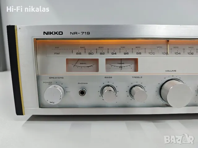 стерео ресийвър усилвател NIKKO NR-719, снимка 4 - Ресийвъри, усилватели, смесителни пултове - 47127606