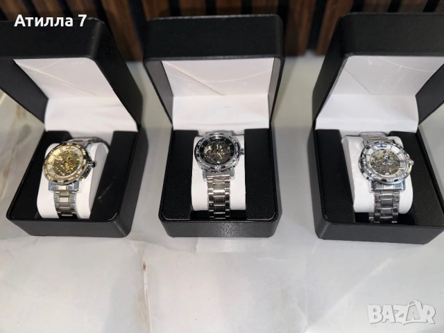 Winner - луксозен мъжки мъжки автоматичен часовник с видим механизъм, снимка 18 - Мъжки - 54166608