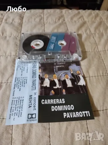 Carreras Domingo Pavarotti , снимка 3 - Аудио касети - 50245009