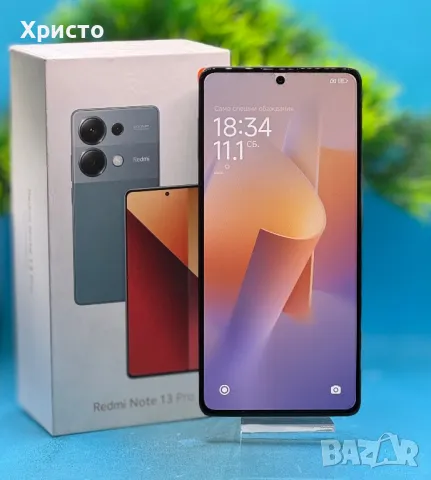 ГАРАНЦИОНЕН!!! Xiaomi Redmi Note 13 Pro 4G, 8GB, 256GB, Midnight Black, снимка 1 - Xiaomi - 48658401