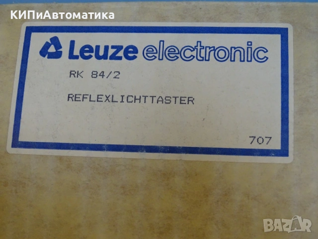 фотоелектрически сензор Leuze RK 84/2 reflective photoelectric sensor 24V, снимка 11 - Резервни части за машини - 54205540