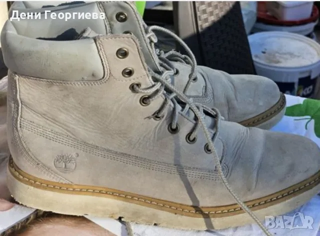 Timberland боти естествена кожа , снимка 2 - Дамски боти - 49524111