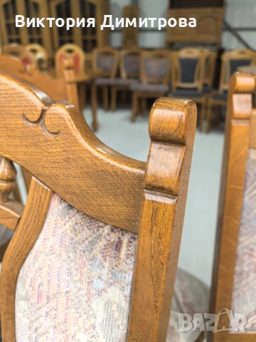 Комплект от 6 трапезни стола , снимка 7 - Столове - 52879021