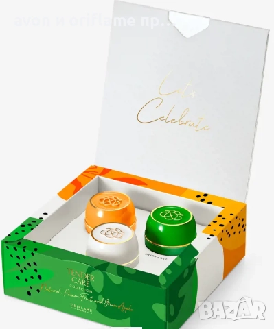 Колекция "Нежна грижа" - натурална, маракуя, зелена ябълка, снимка 2 - Декоративна козметика - 52928327