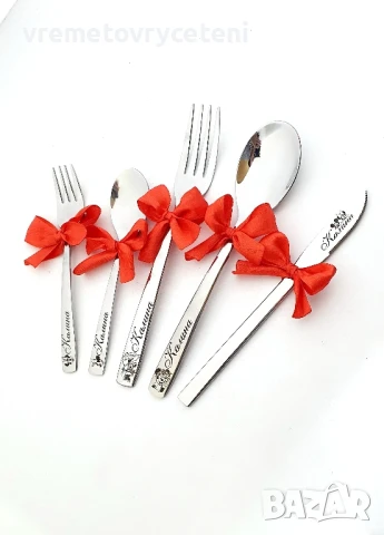 Гравирани детски прибори/ лъжица, снимка 12 - Прибори, съдове, шишета и биберони - 31144254