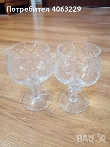 Две кристални чаши, снимка 1