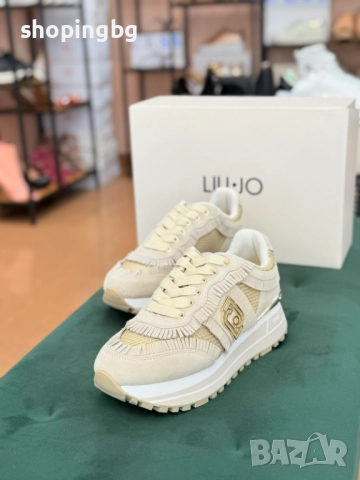Дамски сникърси Liu Jo велур и ресни 199лв., снимка 6 - Маратонки - 51602370