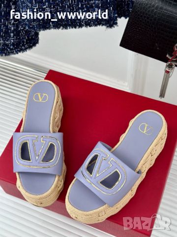 дамски чехли VALENTINO-реплика, снимка 3 - Чехли - 45785807