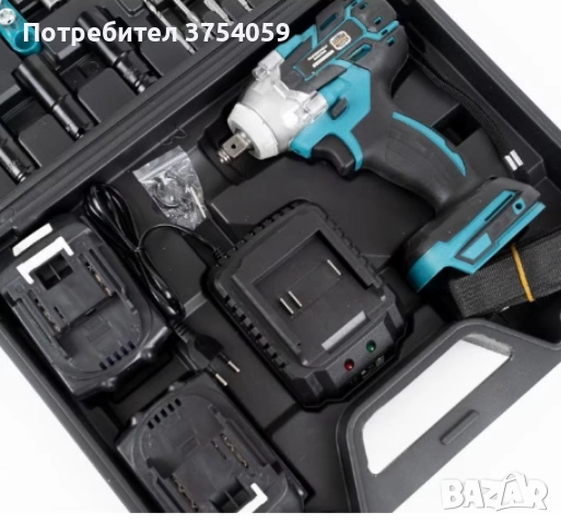 Акумулаторен гайковерт KraftRoyal 36V - Мощен и многофункционален инструмент с комплект аксесоари , снимка 5 - Куфари с инструменти - 52397659