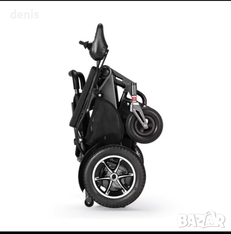 електрическа инвалидна количка сгъваема до 120 кг, снимка 2 - Инвалидни колички - 54142869