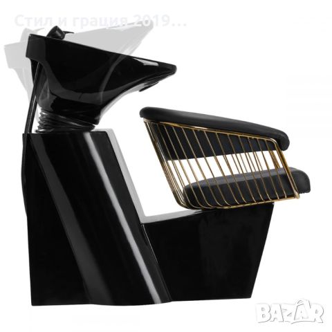 Измивна фризьорска колона Lille - черно злато, снимка 2 - Друго оборудване - 45117536