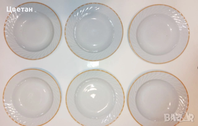 неупотребяван български сервиз 25 части, снимка 3 - Сервизи - 53590476