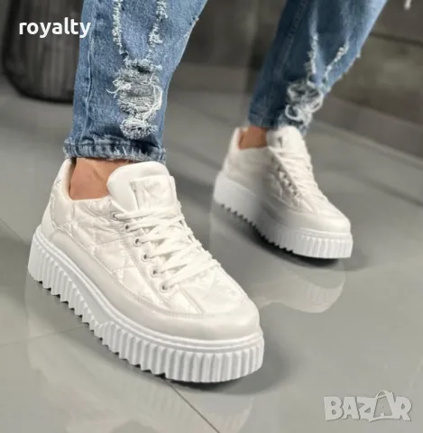 Мъжки бели маратонки , снимка 3 - Маратонки - 50153237