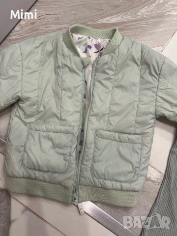 Лот от 2ч бебешко яке и панталон нов, снимка 3 - Комплекти за бебе - 53576705