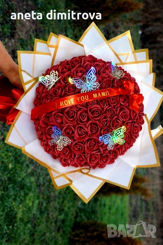 Букети от рози от фоам., снимка 6 - Подаръци за жени - 53667060