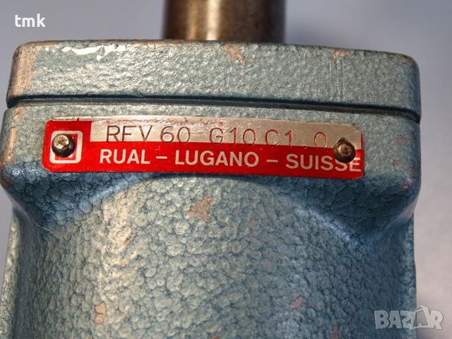 Хидравличен филтър RUAL-LUGANO-SUISSE RFV60G10C1.0 G3/4, снимка 4 - Резервни части за машини - 45336878